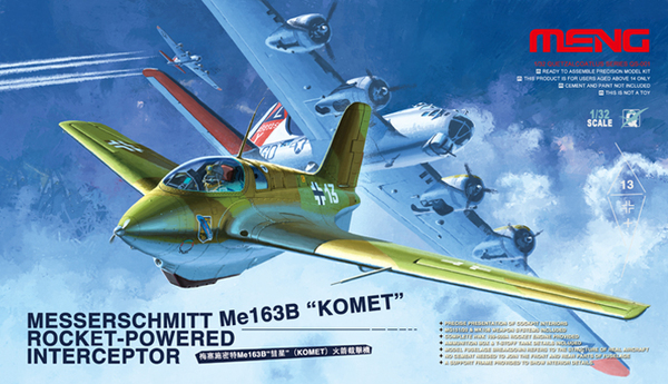 Messerschmitt Me 163b Komet Meng Model Qs001